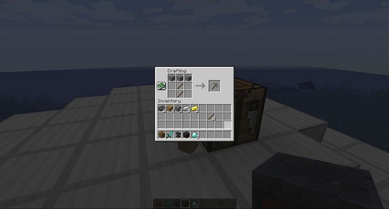  Как сделать незеритовый слиток в Minecraft4 